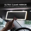 Car Vanity Mirror Sun Visor Rechargeable LED Lights