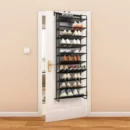 10-Tier Over-the-Door Shoe Rack - Large Capacity